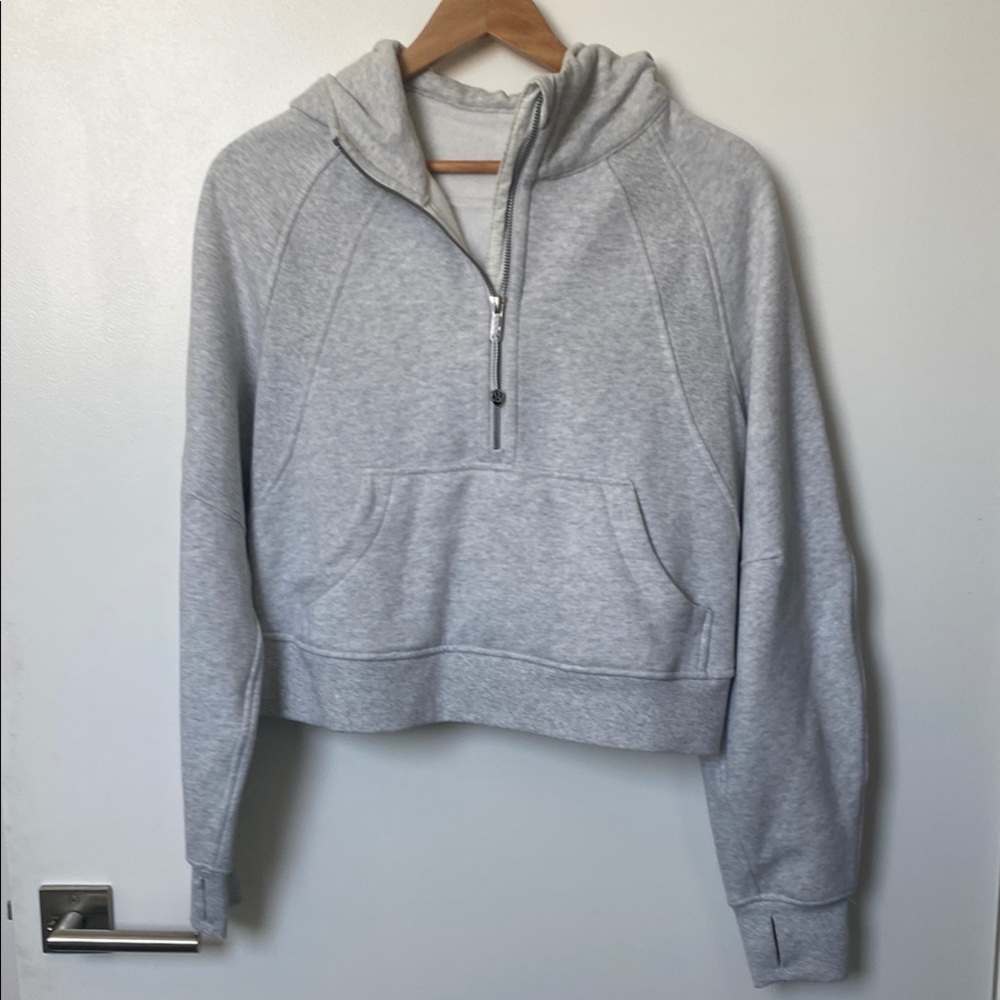 Lululemon Athletica Light Gray Women's Hoodie